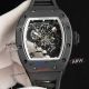 swiss replica Richard Mille RM055 Bubba Watson black ceramic case rubber strap watch (3)_th.jpg